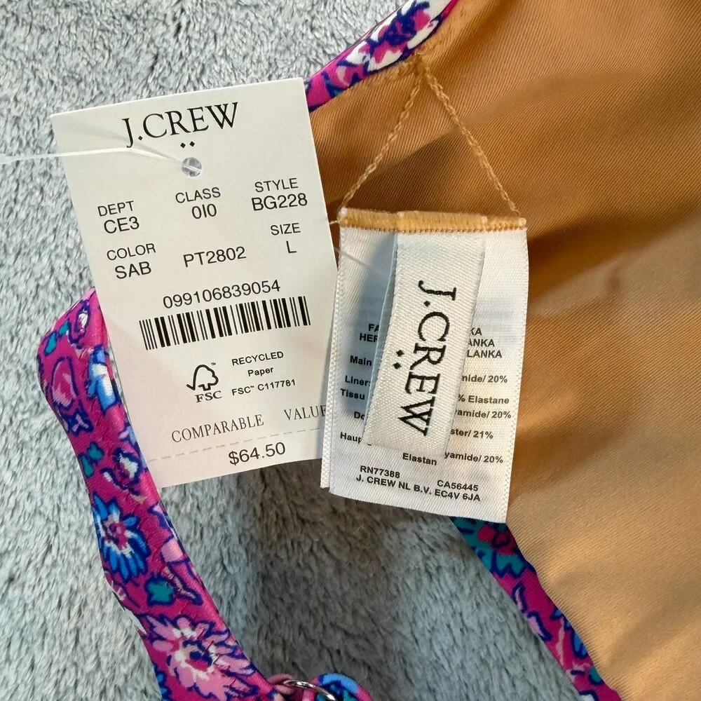 J. Crew crew floral